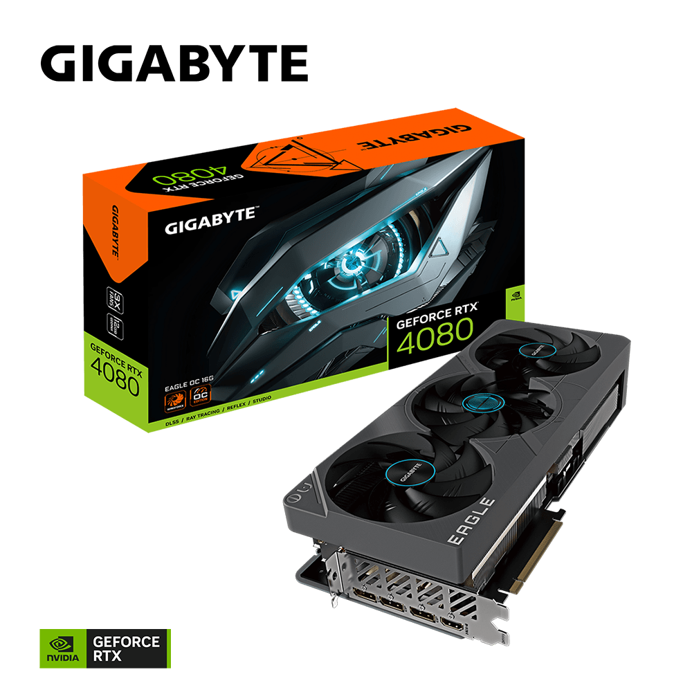 Gigabyte Geforce RTX 4080 Eagle OC 16GB GDDR6X Graphics Card - DataBlitz