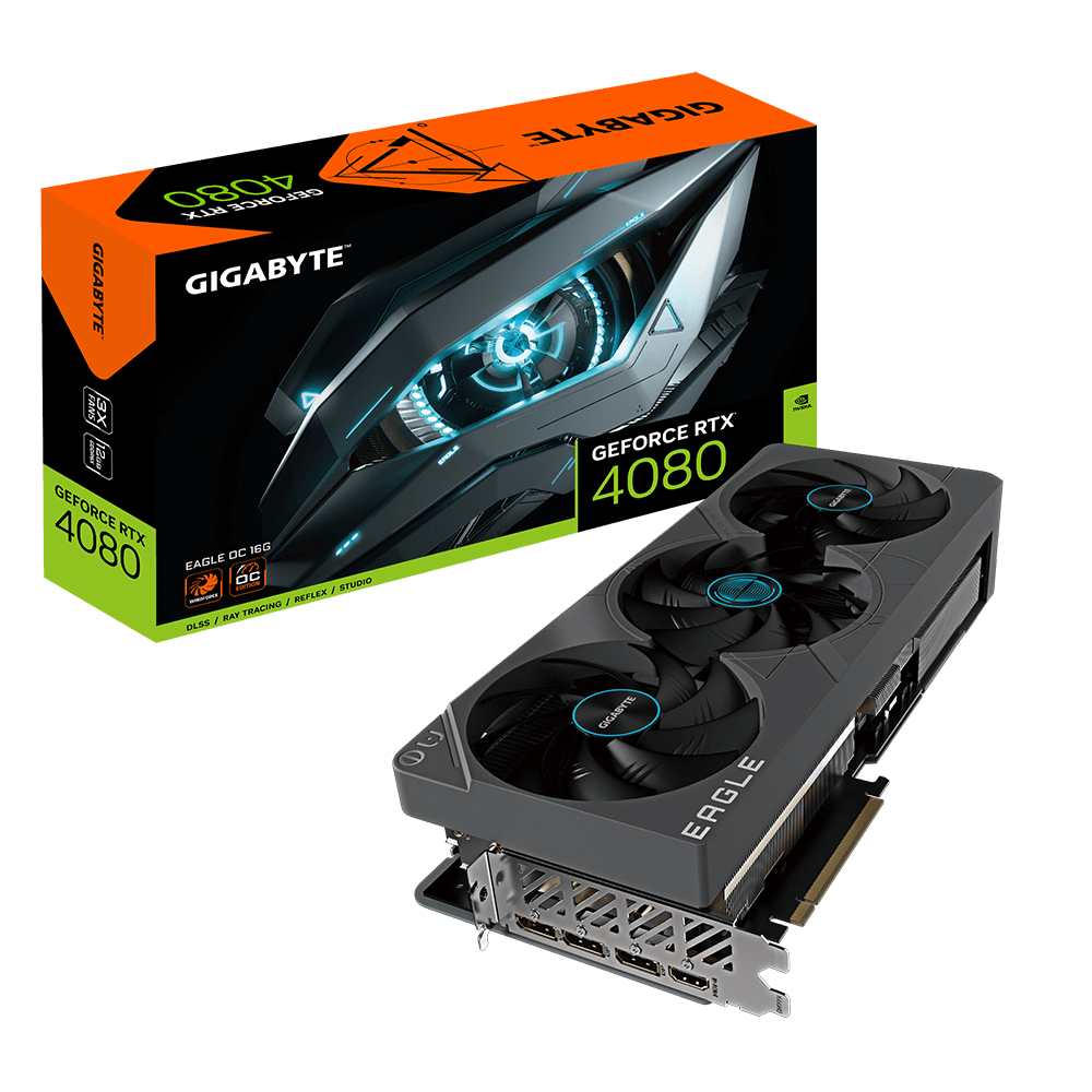 Gigabyte Geforce RTX 4080 Eagle OC 16GB GDDR6X Graphics Card - DataBlitz