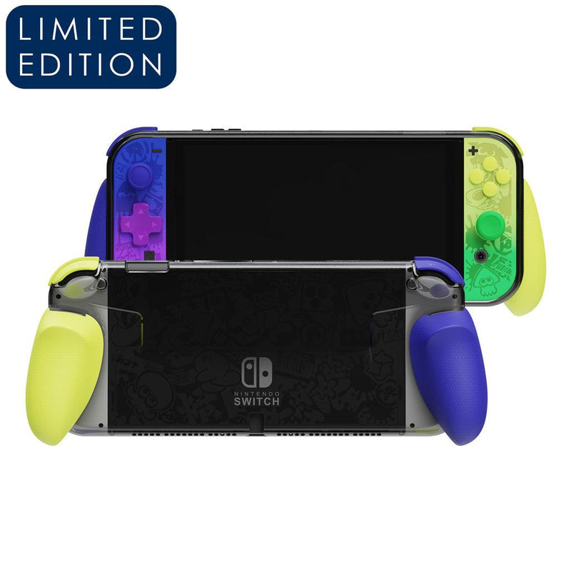 SKULL & CO. NSW Splatoon 3 Limited Edition Grip Case For N-Switch Oled Model (Blue/Yellow) (NSGC2-OLED-LTD-BY) - DataBlitz