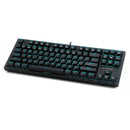 E-YOOSO K-620 Single Light With RGB Side Light 87 Keys Mechanical Keyboard Black (Blue Switch) - DataBlitz