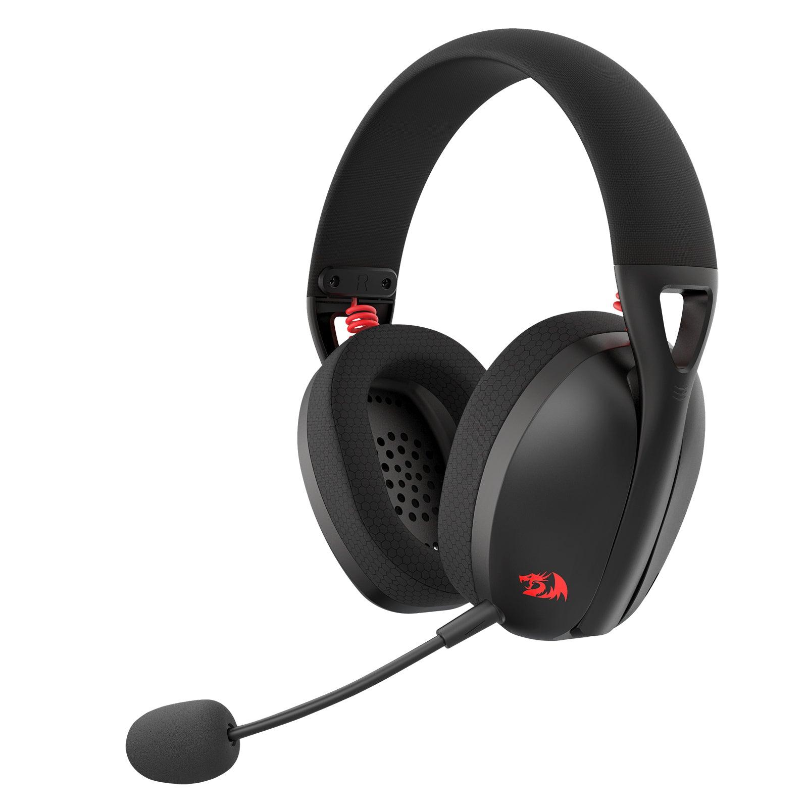 Redragon IRE Pro Ultra-Light Wireless Gaming Headset (Black) (H848) - DataBlitz