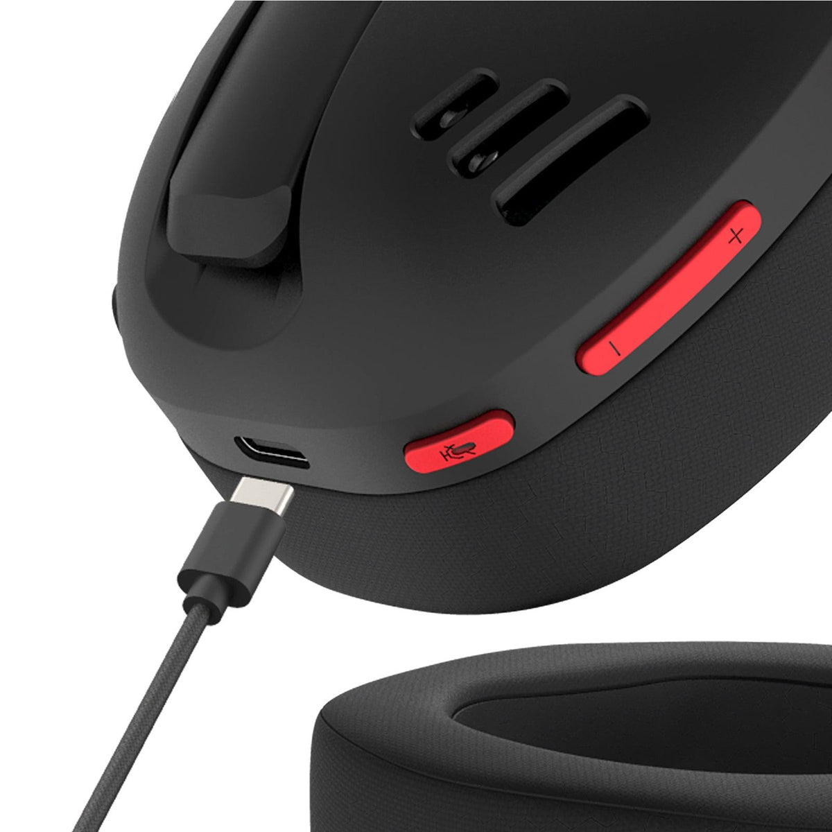 Redragon IRE Pro Ultra-Light Wireless Gaming Headset (Black) (H848) - DataBlitz