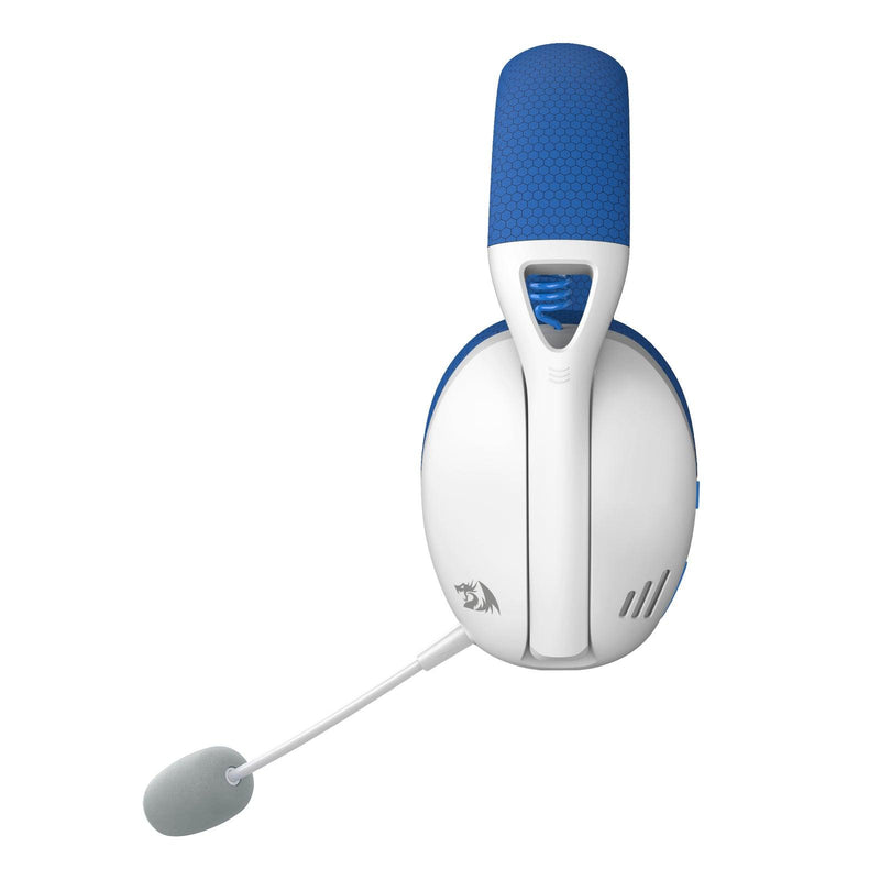 Redragon IRE Pro Ultra-Light Wireless Gaming Headset (White/Blue) (H848B) - DataBlitz