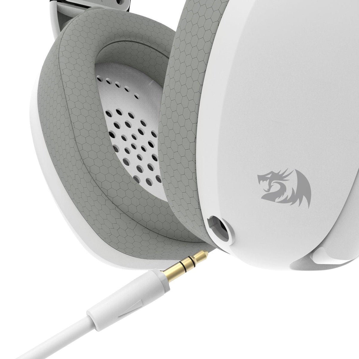 Redragon IRE Pro Ultra-Light Wireless Gaming Headset (White/Gray) (H848G) - DataBlitz