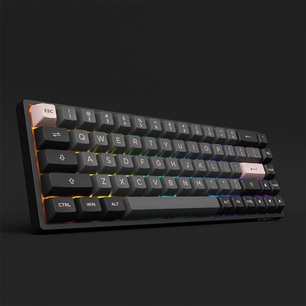 AKKO Black & Pink 3068B Plus Multi-Modes RGB Mechanical Keyboard (AKKO X TCC Princess) - DataBlitz
