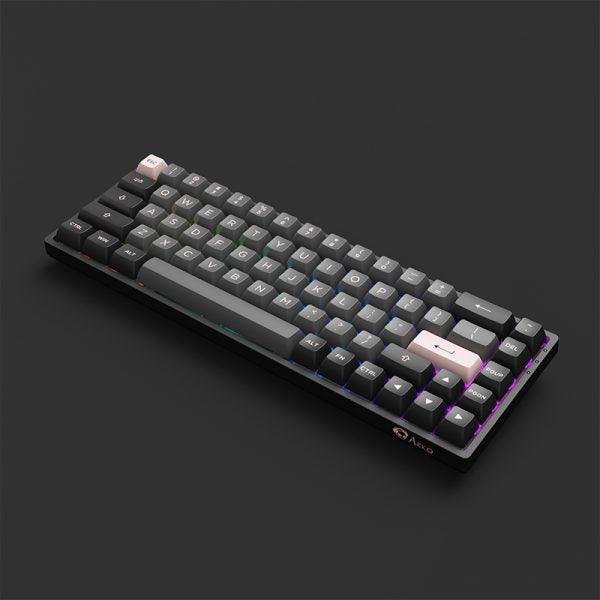 AKKO Black & Pink 3068B Plus Multi-Modes RGB Mechanical Keyboard (AKKO CS Jelly Pink) - DataBlitz