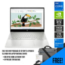 HP Envy 15-EP1096TX Laptop (Natural Silver) | 15.6-"  FHD | i7-11800H | 16 GB DDR4 | 1 TB SSD | RTX™ 3060 | Windows 11 Home | MS Office Home & Student 2021 | HP Prelude 15.6”  Topload Bag - DataBlitz