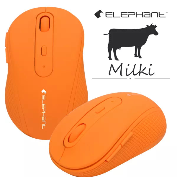 Elephant 2.4G Wireless Bluesensor Mouse (ELE-M518-Orange) - DataBlitz