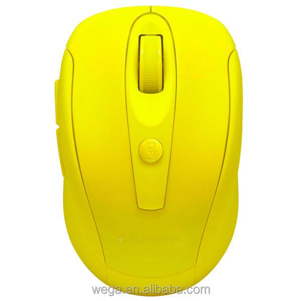 Elephant 2.4G Wireless Bluesensor Mouse (ELE-M518-YELLOW) - DataBlitz