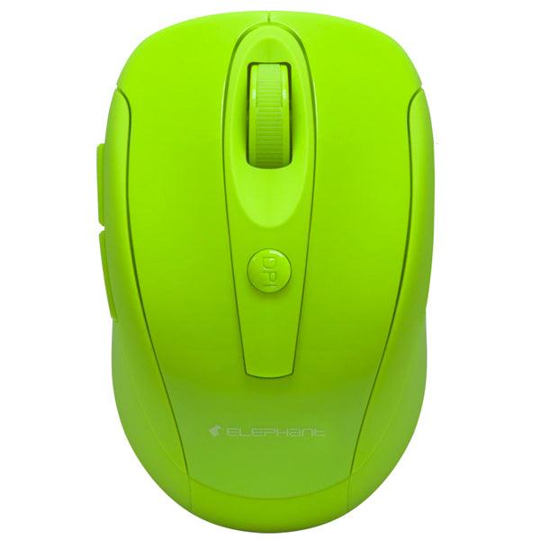 Elephant 2.4G Wireless Bluesensor Mouse (ELE-M518-Green) - DataBlitz