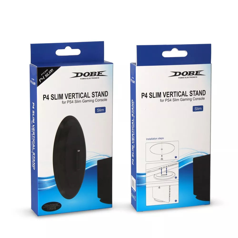 PS4 Slim Vertical Stand For Ps4 Slim Gaming Console (Dobe) TP4-826 (Blk) - DataBlitz
