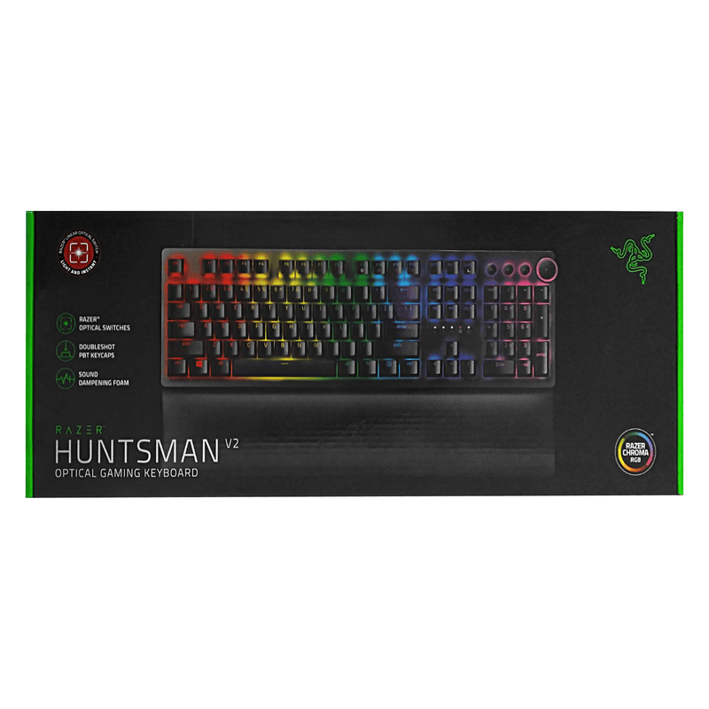 RAZER HUNTSMAN V2 OPTICAL GAMING KEYBOARD (LINEAR RED SWITCH) - DataBlitz