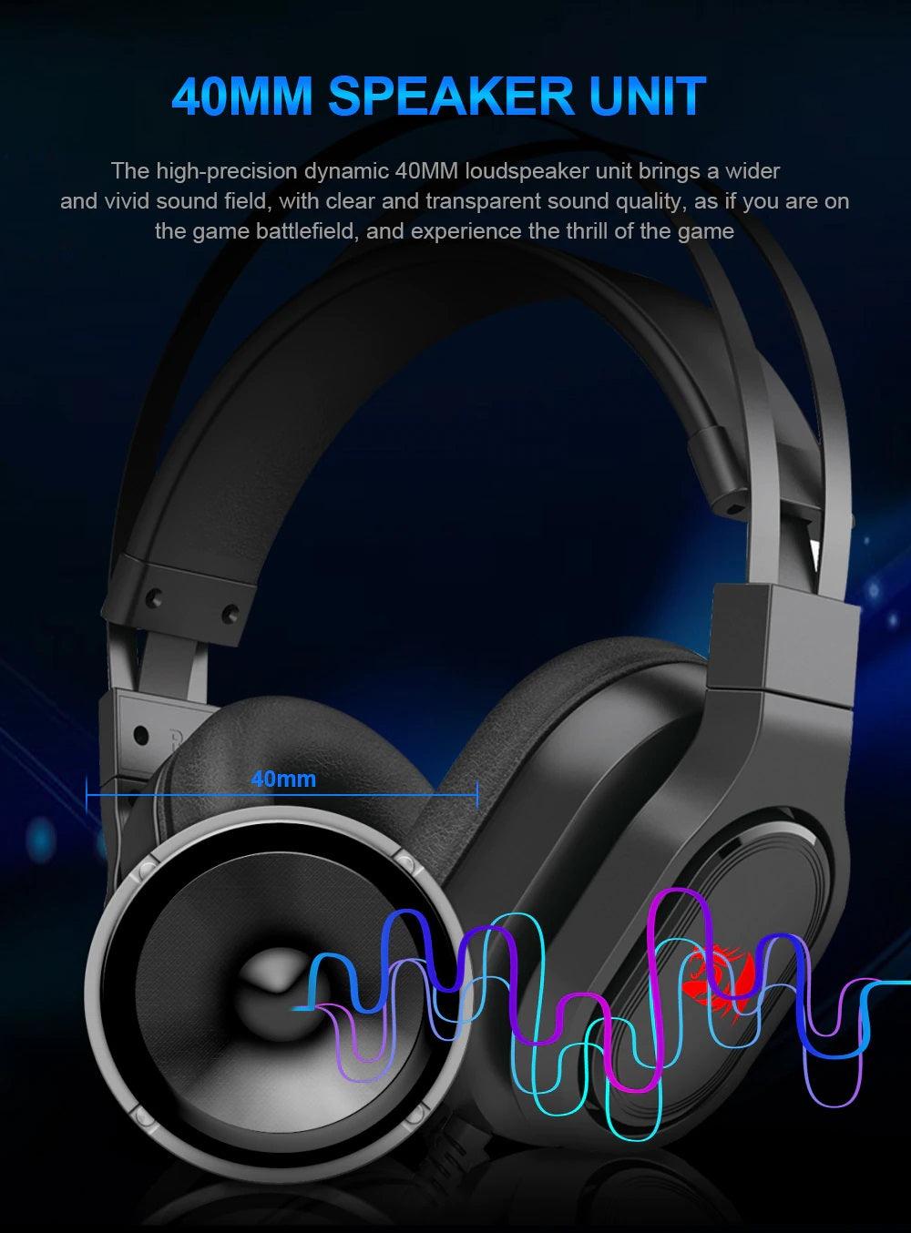 REDRAGON EPIUS WIRED GAMING HEADSET (BLACK) (H360) - DataBlitz