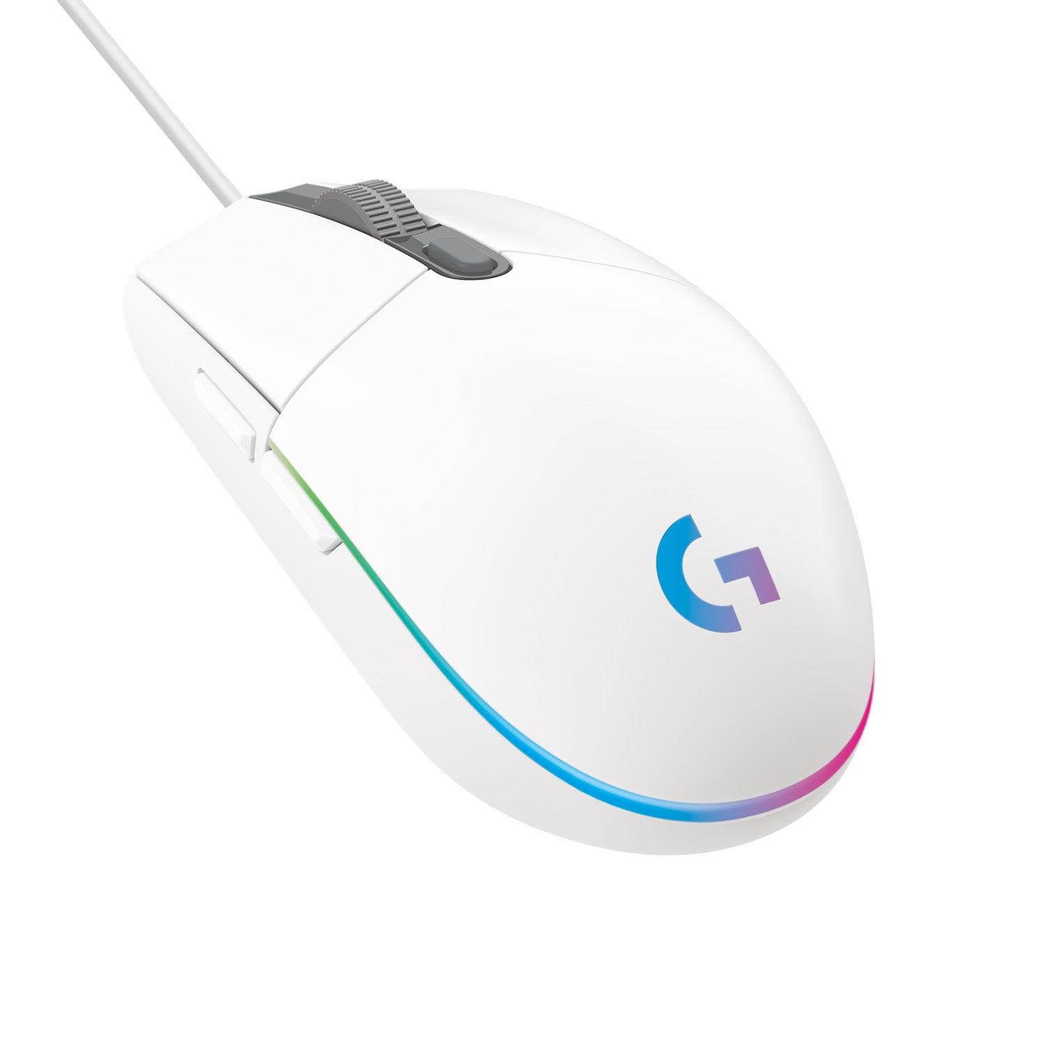 LOGITECH G102 LIGHTSYNC GAMING MOUSE (WHITE) - DataBlitz
