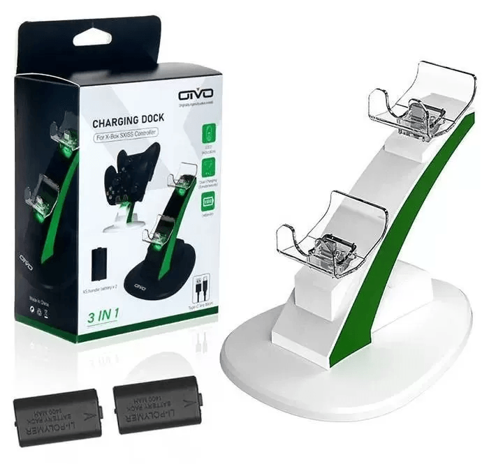 OIVO XBOXSX CHARGING DOCK FOR XBOX SERIES X / S CONTROLLER (WHITE) (IV-BX305)