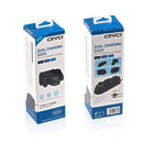 OIVO PS4 DUAL CHARGING FOR P4 WIRELESS CONTROLLER (BLACK) (IV-P4889)