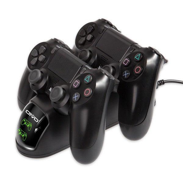 OIVO PS4 DUAL CHARGING FOR P4 WIRELESS CONTROLLER (BLACK) (IV-P4889)