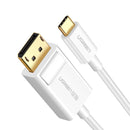 Ugreen USB-C To DP Cable 1.5M (White) (MM139/40420)