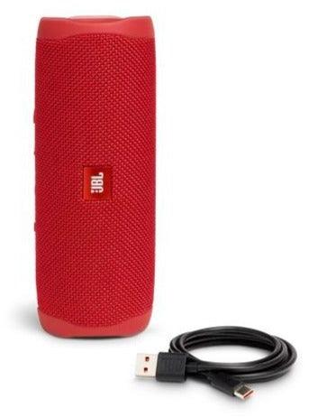 JBL FLIP 5 PORTABLE WATERPROOF SPEAKER (RED) - DataBlitz