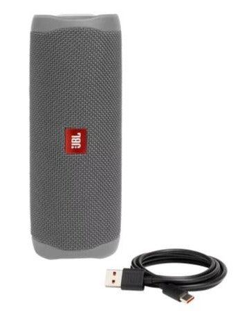 JBL FLIP 5 PORTABLE WATERPROOF SPEAKER (GRAY) - DataBlitz