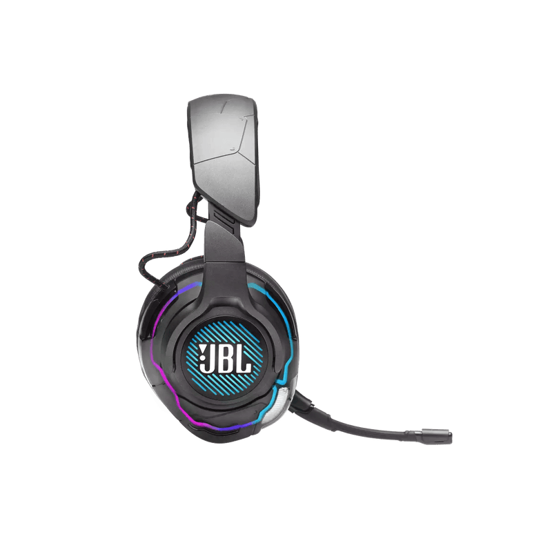 JBL QUANTUM ONE USB WIRED OVER EAR PROFESSIONAL GAMING HEADSET W/ HEAD TRACKING ENHANCED QUANTUMSPHERE 360 (BLACK) - DataBlitz