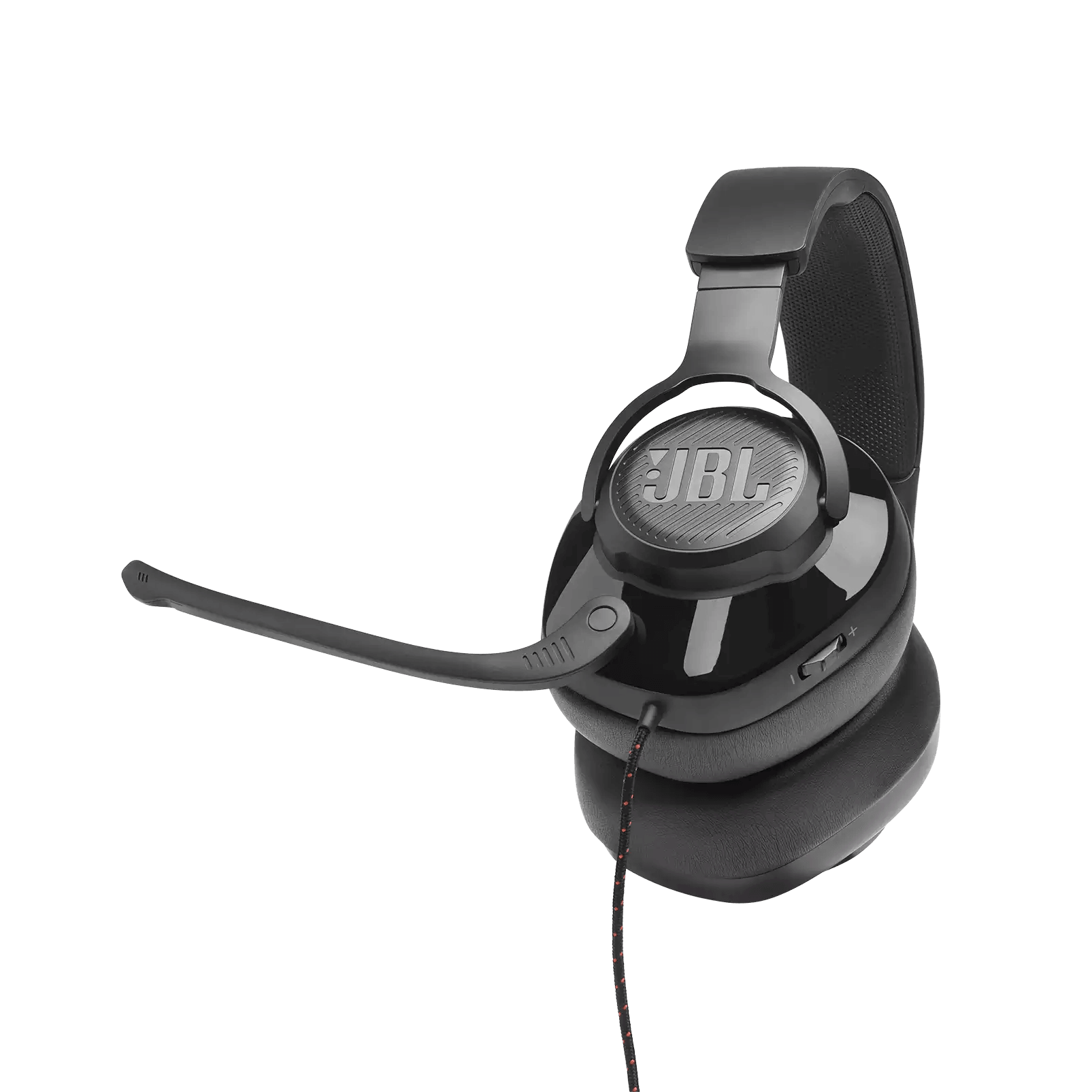 JBL QUANTUM 200 WIRED OVER EAR GAMING HEADSET WITH FLIP-UP MIC & MUTE (BLACK) - DataBlitz