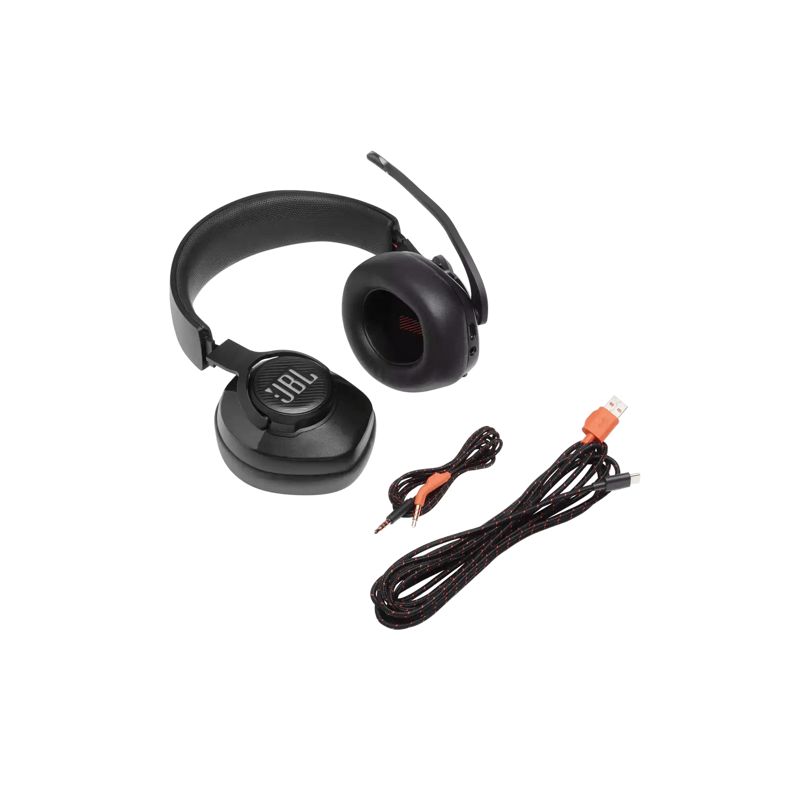 JBL QUANTUM 400 USB OVER EAR GAMING HEADSET W/ GAME AUDIO CHAT BALANCE DIAL (BLACK) - DataBlitz
