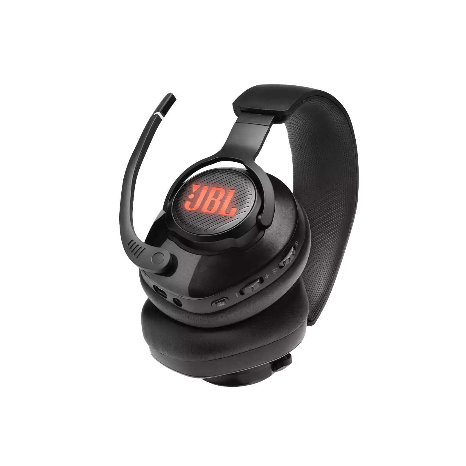 JBL QUANTUM 400 USB OVER EAR GAMING HEADSET W/ GAME AUDIO CHAT BALANCE DIAL (BLACK) - DataBlitz