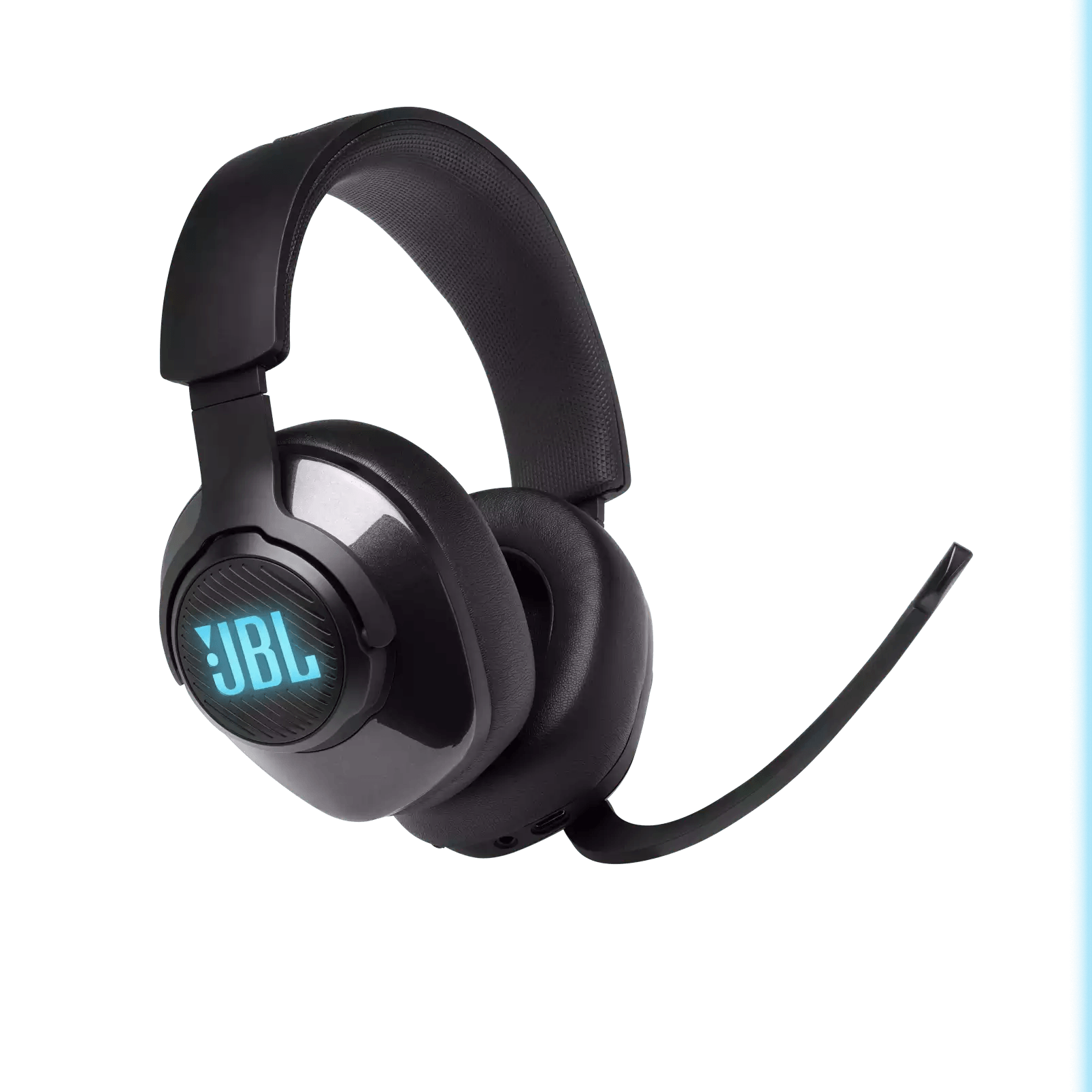 JBL QUANTUM 400 USB OVER EAR GAMING HEADSET W/ GAME AUDIO CHAT BALANCE DIAL (BLACK) - DataBlitz