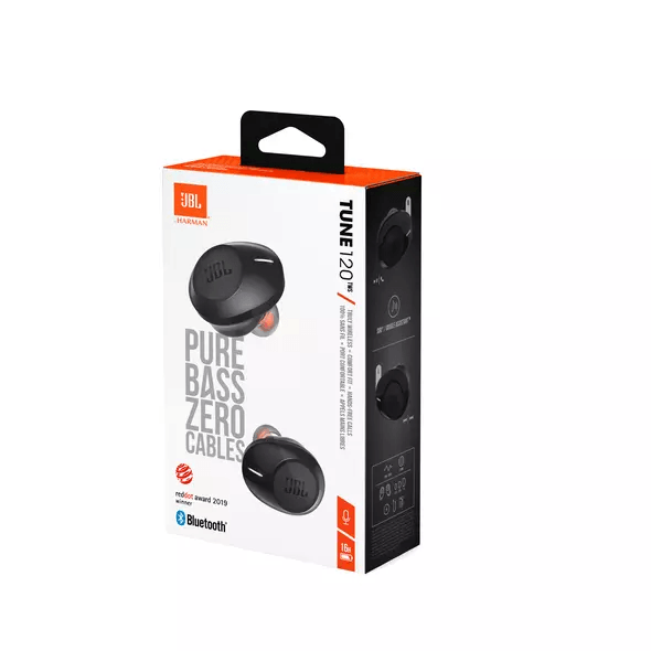 JBL TUNE 120TWS TRUE WIRELESS IN-EAR HEADPHONES (BLACK)