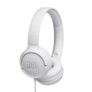 JBL Tune 500 Wired On-Ear Headphone (White) - DataBlitz