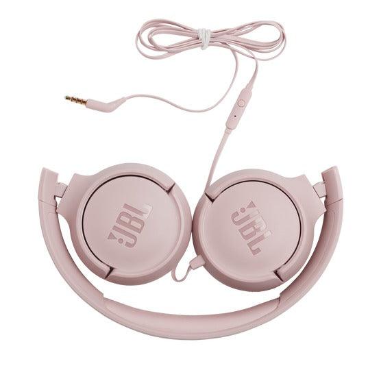 JBL Tune 500 Wired On-Ear Headphone (Pink) - DataBlitz