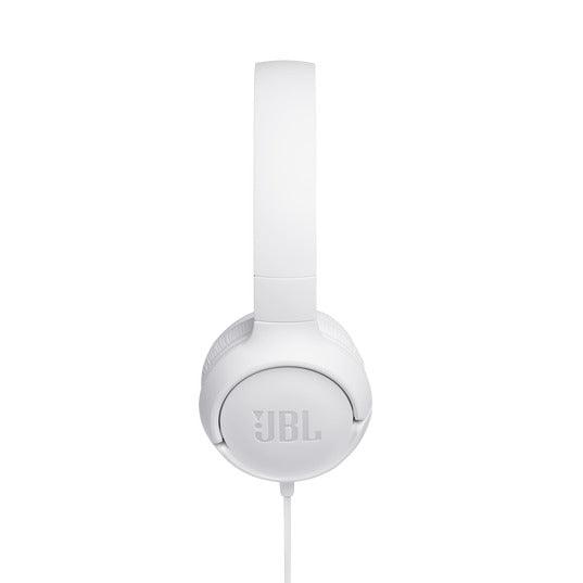 JBL Tune 500 Wired On-Ear Headphone (White) - DataBlitz