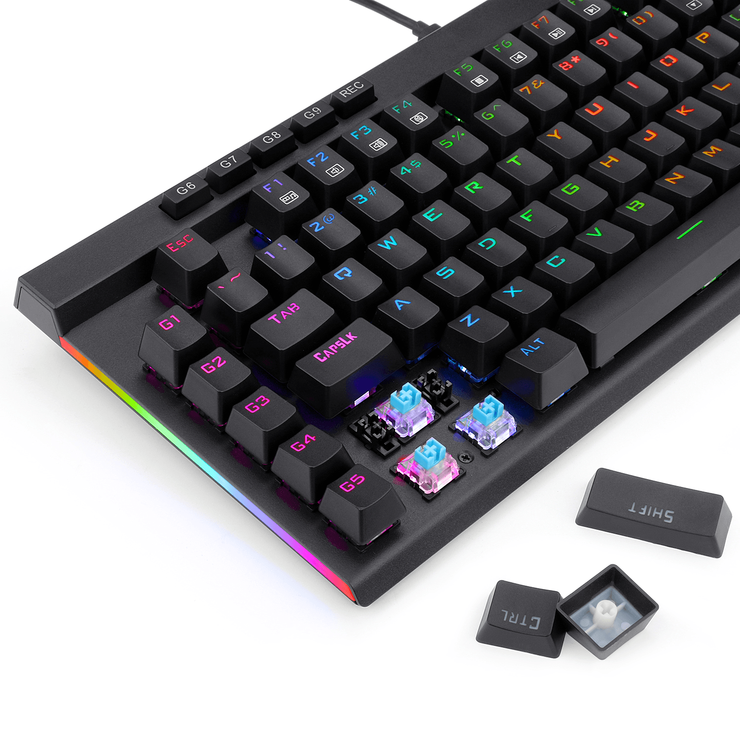 REDRAGON MAGIC-WAND MECHANICAL KEYBOARD (K587RGB) - DataBlitz