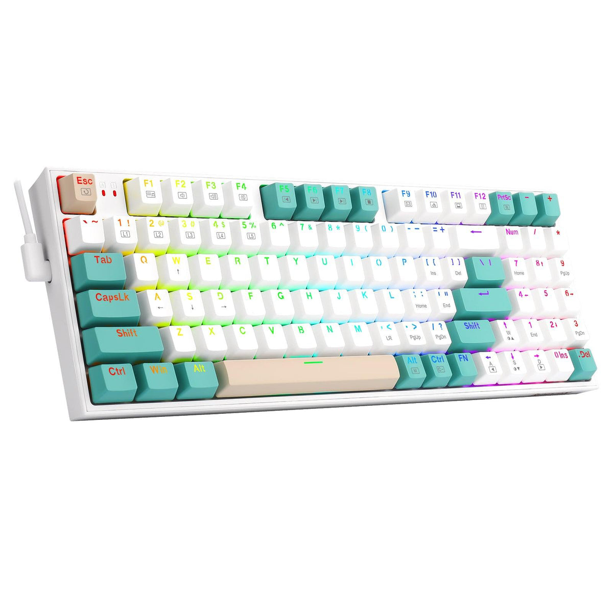 Redragon KITAVA RGB  Wired Mechanical Gaming Keyboard (Dust-Proof Red Switch) (K636WGC-RGB) - DataBlitz