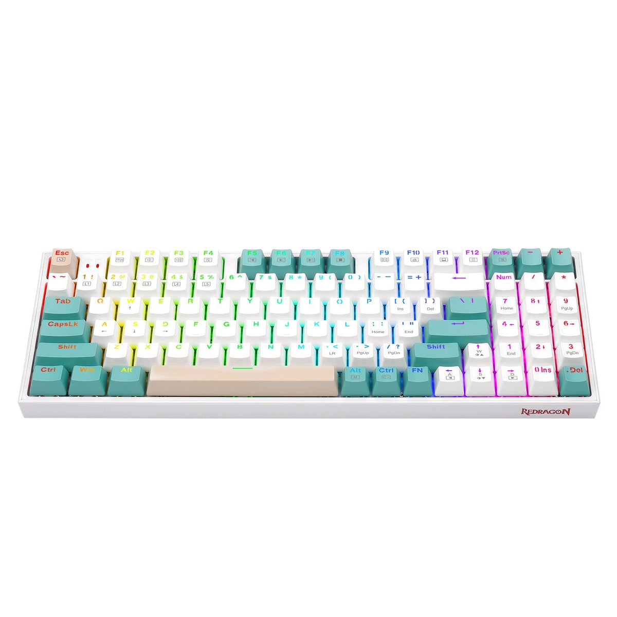 Redragon KITAVA RGB  Wired Mechanical Gaming Keyboard (Dust-Proof Red Switch) (K636WGC-RGB) - DataBlitz