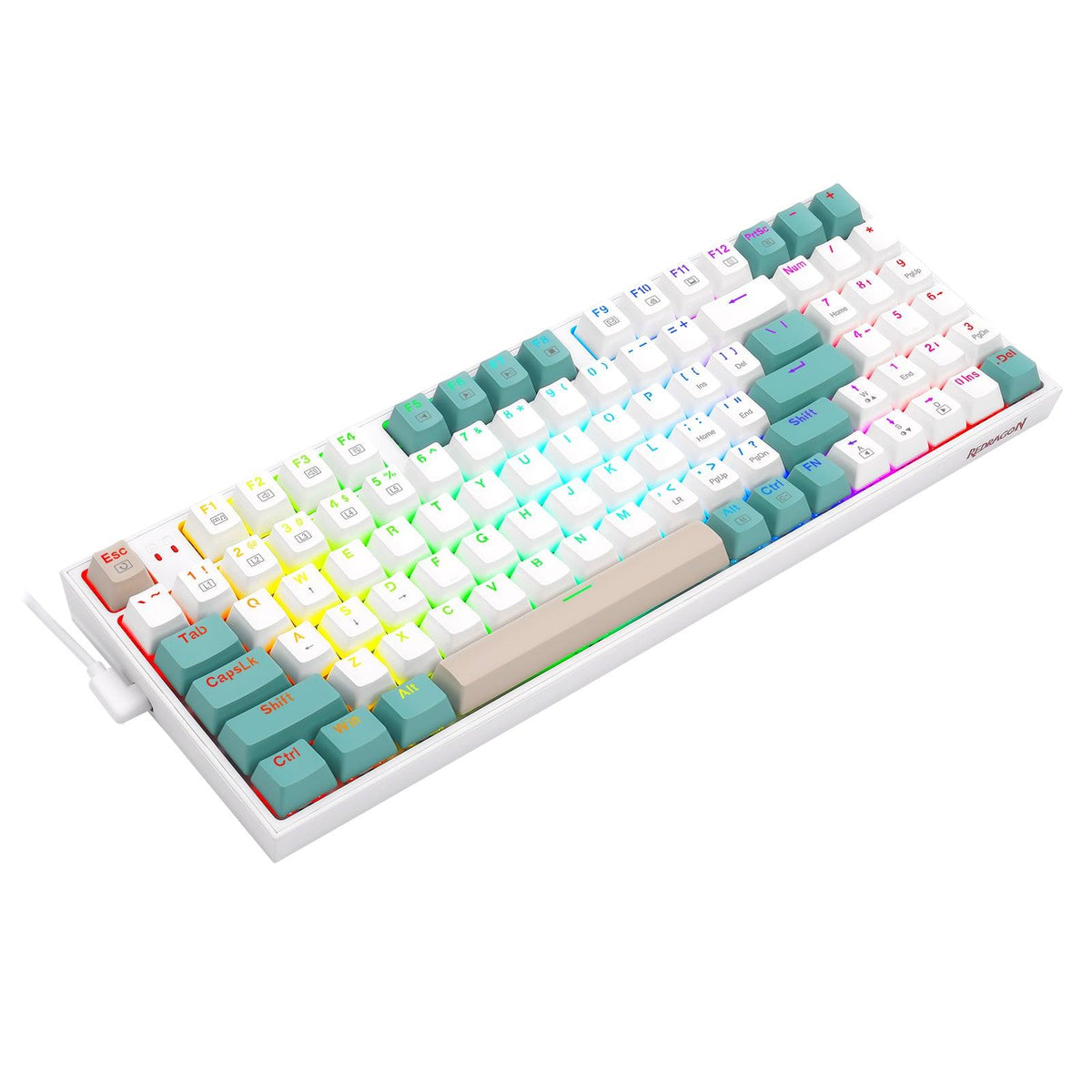 Redragon KITAVA RGB  Wired Mechanical Gaming Keyboard (Dust-Proof Red Switch) (K636WGC-RGB) - DataBlitz