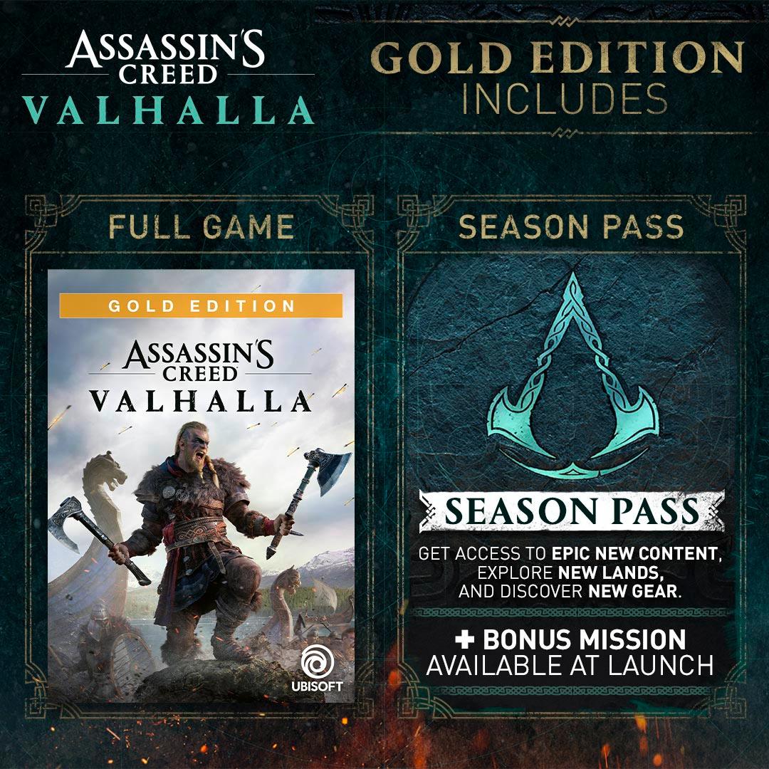 XBOXSX/XONE ASSASSINS CREED VALHALLA GOLD EDITION (EU) - DataBlitz
