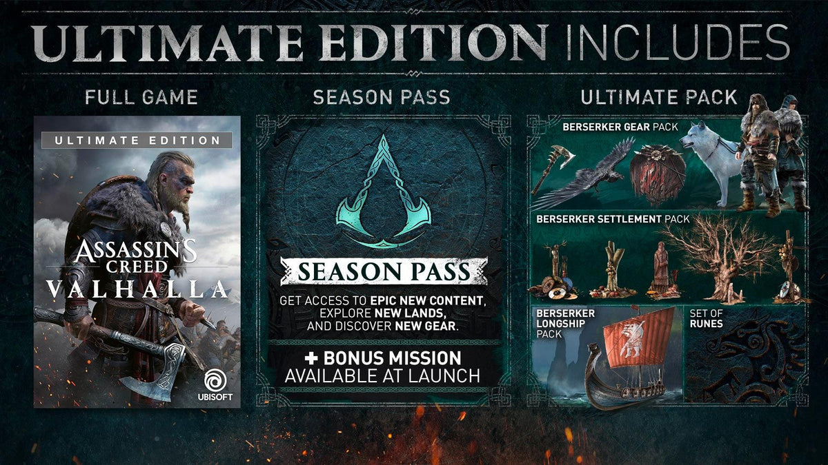 XBOX ONE ASSASSINS CREED VALHALLA ULTIMATE EDITION (EU) - DataBlitz