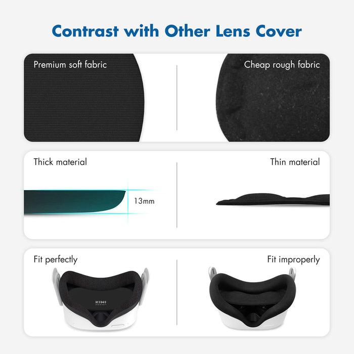 KIWI Design Lens Protector For VR Headset (Black) (KW-Q2-4-US) - DataBlitz