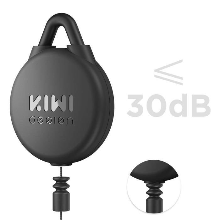 KIWI Design Silent VR Cable Management Pulley System (6pcs) (V2-Black) - DataBlitz