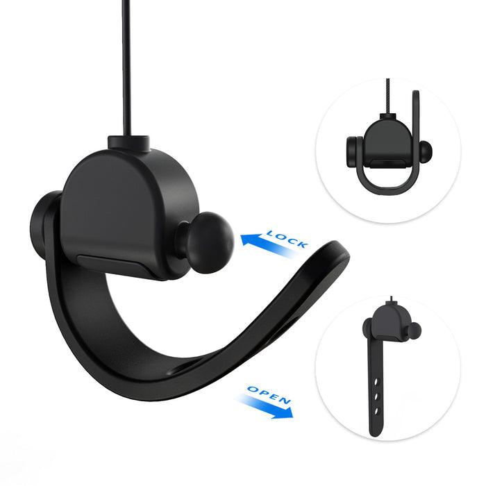 KIWI DESIGN Silent VR Cable Management Pulley System (3pcs) (V2-Black) - DataBlitz