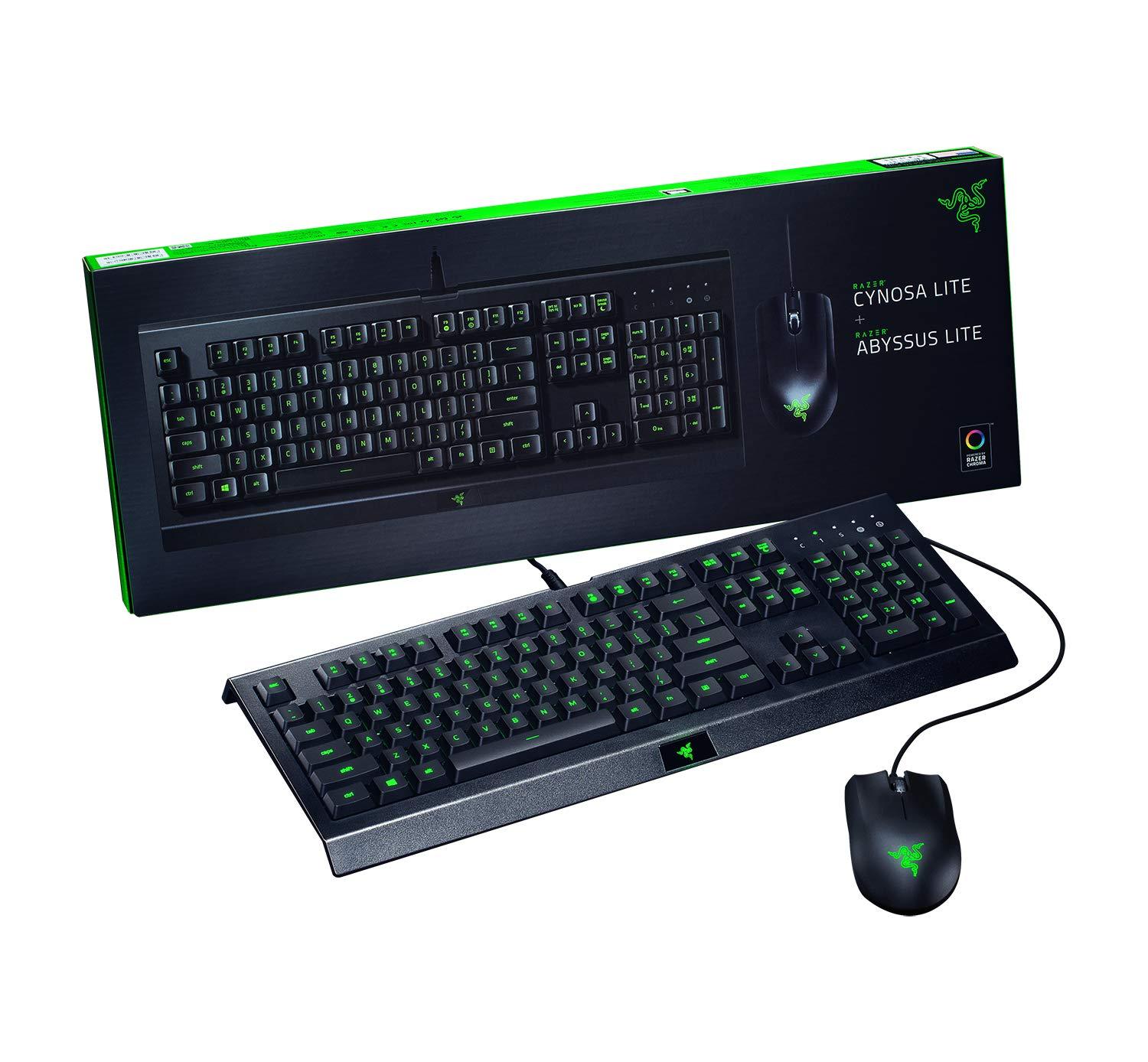 RAZER CYNOSA LITE & RAZER ABYSSUS LITE KEYBOARD AND MOUSE BUNDLE - DataBlitz