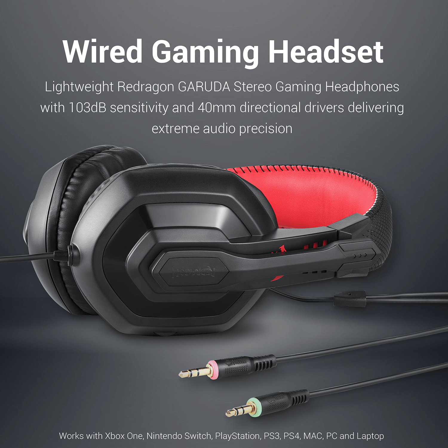 REDRAGON GAMING ESSENTIALS 4 IN 1 SET (KEYBOARD/MOUSE/MOUSEPAD/HEADSET) (S101-BA-2) - DataBlitz