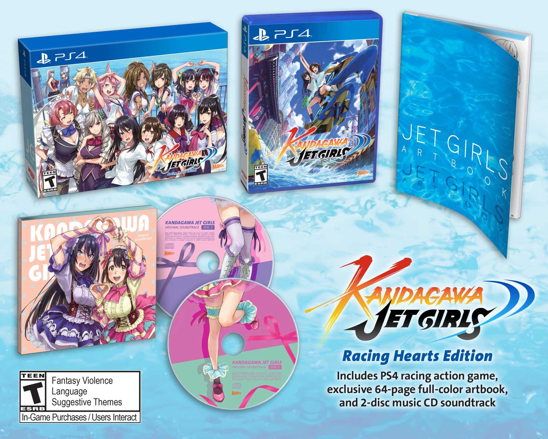 PS4 KANDAGAWA JET GIRLS RACING HEARTS EDITION ALL - DataBlitz