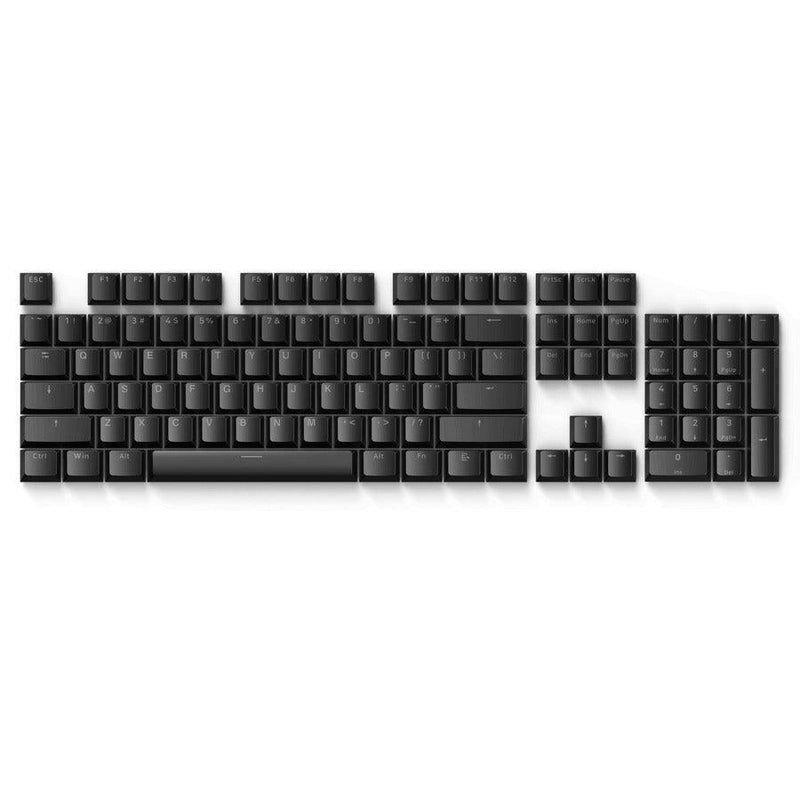 Pulsar Low Profile Keycaps 104 Set US ANSI Doubleshot Backlit (Black) (PKC802B) - DataBlitz