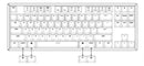 Keychron K8 Non-Backlight Aluminum Wireless Mechanical Keyboard