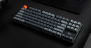 KEYCHRON K8 RGB BACKLIGHT ALUMINUM OPTICAL WIRELESS MECHANICAL KEYBOARD (GATERON BROWN SWITCH) (K8Q3) - DataBlitz