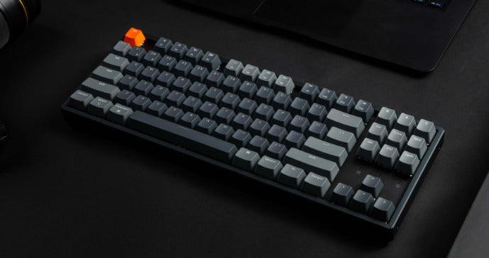 KEYCHRON K8 RGB BACKLIGHT ALUMINUM OPTICAL WIRELESS MECHANICAL KEYBOARD (GATERON BROWN SWITCH) (K8Q3) - DataBlitz