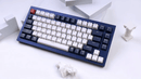 Keychron Q1  QMK Custom Mechanical Fully Assembled Navy Blue Keyboard (Gateron Phantom Red Switch) (Q1j1) - DataBlitz